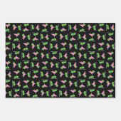 Pickleball Cosmo Cocktail Dinks & Drinks Inpakpapier Vel (Voorkant 2)