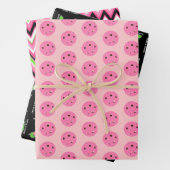 Pickleball Cosmo Cocktail Dinks & Drinks Inpakpapier Vel (In situ)