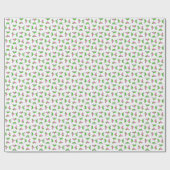 Pickleball Cosmo Cocktail Dinks & Drinks White Cadeaupapier (Vlak)