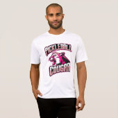 Pickleball cougar met zachter oog t-shirt (Voorkant volledig)