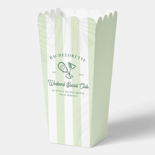 Pickleball Country Club | vrijgezellen Bedankdoosjes (Achterkant)