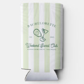 Pickleball Country Club | vrijgezellen Seltzer Blikjeskoeler (Achterkant)