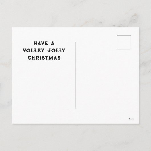 Pickleball Couple-kerstkaarten Feestdagenkaart (Achterkant)