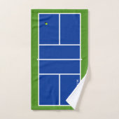 Pickleball Court Aangepaste naam Handdoek (Handdoek)