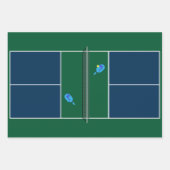 Pickleball Court Racket Sport Inpakpapier Vel (Voorkant 2)
