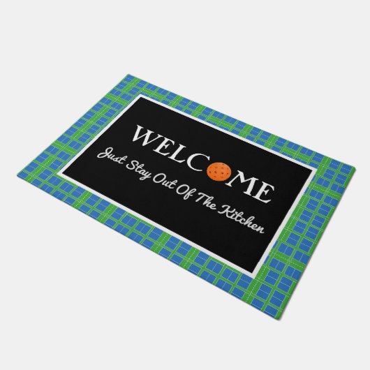 Pickleball Courts blijf uit de keuken, welkom Deurmat (Schuin)