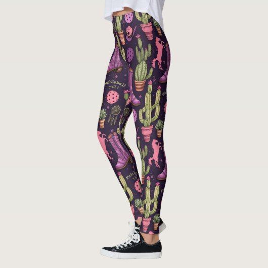 🐴🌵Pickleball Cowgirl Leggings (Links)