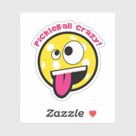 Pickleball Crazy Sticker