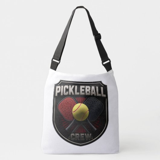 Pickleball Crew Tas – Pickleball Speler Schouderta (Voorkant)