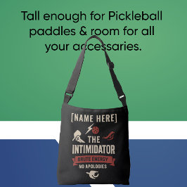 Pickleball Crossbody Bag Featuring Intimidator Crossbody Tas