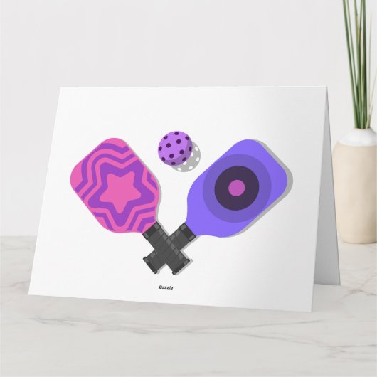 Pickleball Custom Kaart (Achterkant)