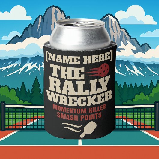 Pickleball Custom Name THE RALLY WRECKER Cooler