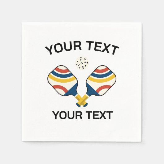 Pickleball Custom Servet (Voorkant)