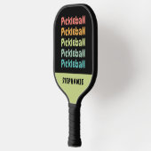 Pickleball Cute Pickleball Player, speciaal gepers Paddle (Links)