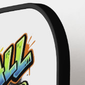 Pickleball Dad Graffiti Paddle Sport Art (Links Detail)