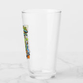 Pickleball Dad Graffiti Paddle Sport Art Glas (Links)