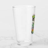 Pickleball Dad Graffiti Paddle Sport Art Glas (Rechts)