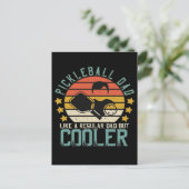 Pickleball Dad Like A Regular Dad But Cooler Briefkaart (Staand voorkant)