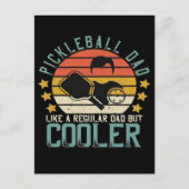Pickleball Dad Like A Regular Dad But Cooler Briefkaart (Voorkant)