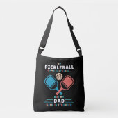 Pickleball Dad Stronger Dad Game Vader Crossbody Tas (Voorkant)