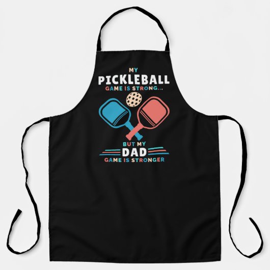 Pickleball Dad Stronger Dad Game Vader Schort (Voorkant)