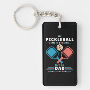 Pickleball Dad Stronger Dad Game Vader Sleutelhanger