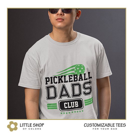 Pickleball Dads Club Varsity Style  T-shirt