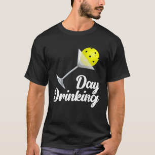 Pickleball Dag Dinken Martini Atleet Coach Sport T-shirt