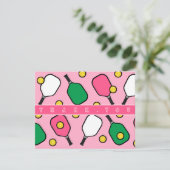 Pickleball Dankkaartjes (Staand voorkant)