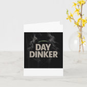 Pickleball day dinker  kaart (Gele Bloem)