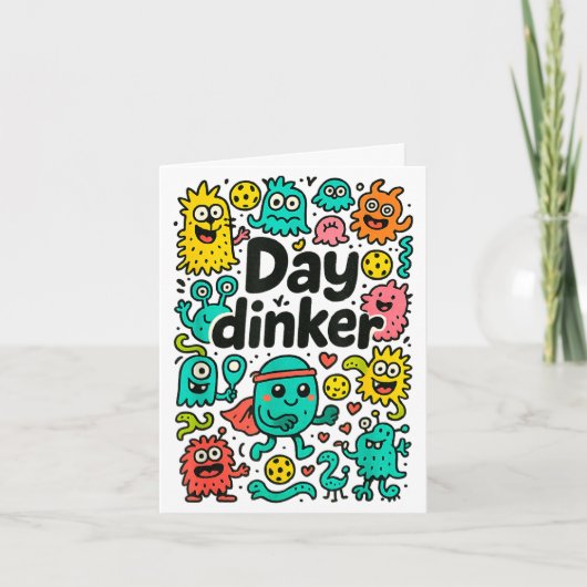 Pickleball day dinker  kaart (Voorkant)