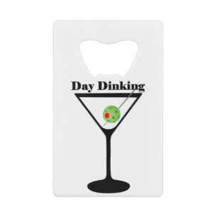 Pickleball Day Dinking Martini Pickleball Olive Creditkaart Flessenopener