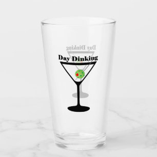 Pickleball Day Dinking Martini Pickleball Olive Glas