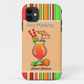 Pickleball Day Dinking Tropische Hurricane Cocktai Case-Mate iPhone Case (Achterkant)