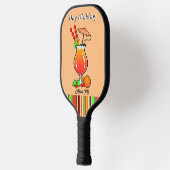 Pickleball Day Dinking Tropische Hurricane Cocktai Pickleball Paddle (Links)