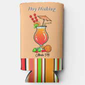 Pickleball Day Dinking Tropische Hurricane Cocktai Seltzer Blikjeskoeler (Voorkant)