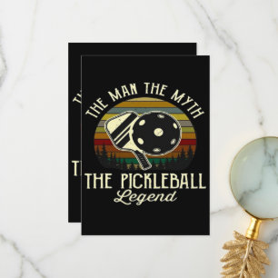 Pickleball- De Man, De Mythe, De Legende  Bedankkaart