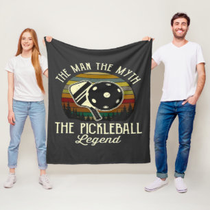 Pickleball- De Man, De Mythe, De Legende Fleece Deken