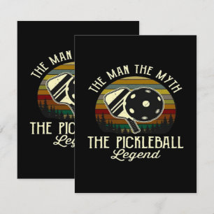 Pickleball- De Man, De Mythe, De Legende Informatiekaartje