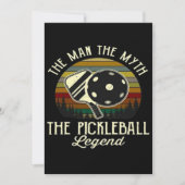 Pickleball- De Man, De Mythe, De Legende Save The Date (Voorkant)