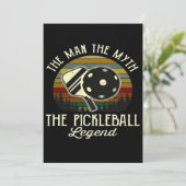 Pickleball- De Man, De Mythe, De Legende Save The Date (Staand voorkant)