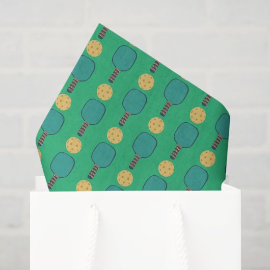 Pickleball Découpage Papier, Paddle Sport Tissuepapier (Cadeauzakje)