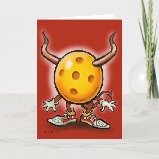 Pickleball Demon Kaart (Voorkant)