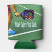 Pickleball denkt na voor je gooit blikjeskoeler (Achterkant)