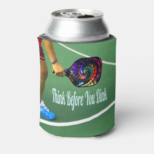 Pickleball denkt na voor je gooit blikjeskoeler (Blikje Achterkant)