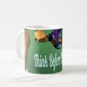 Pickleball denkt na voor je gooit koffiemok (Voorkant links)