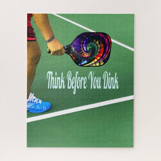Pickleball denkt na voor je gooit legpuzzel (Verticaal)