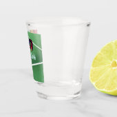 Pickleball denkt na voor je gooit shot glas (Rechts)
