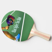 Pickleball denkt na voor je gooit tafeltennisbatje (Zijkant)
