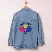 Pickleball Design Denim Jas Jacket (Hangar)